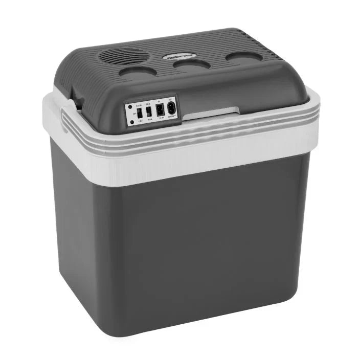 Geepas Portable Car Fridge – 24L, Hot & Cold, AC/DC Dual Power, Portable Design