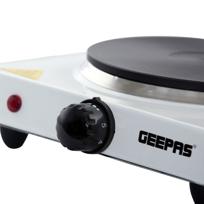 Geepas Electric Single Hot Plate 1000W | Adjustable Temperature & Overheat Protection