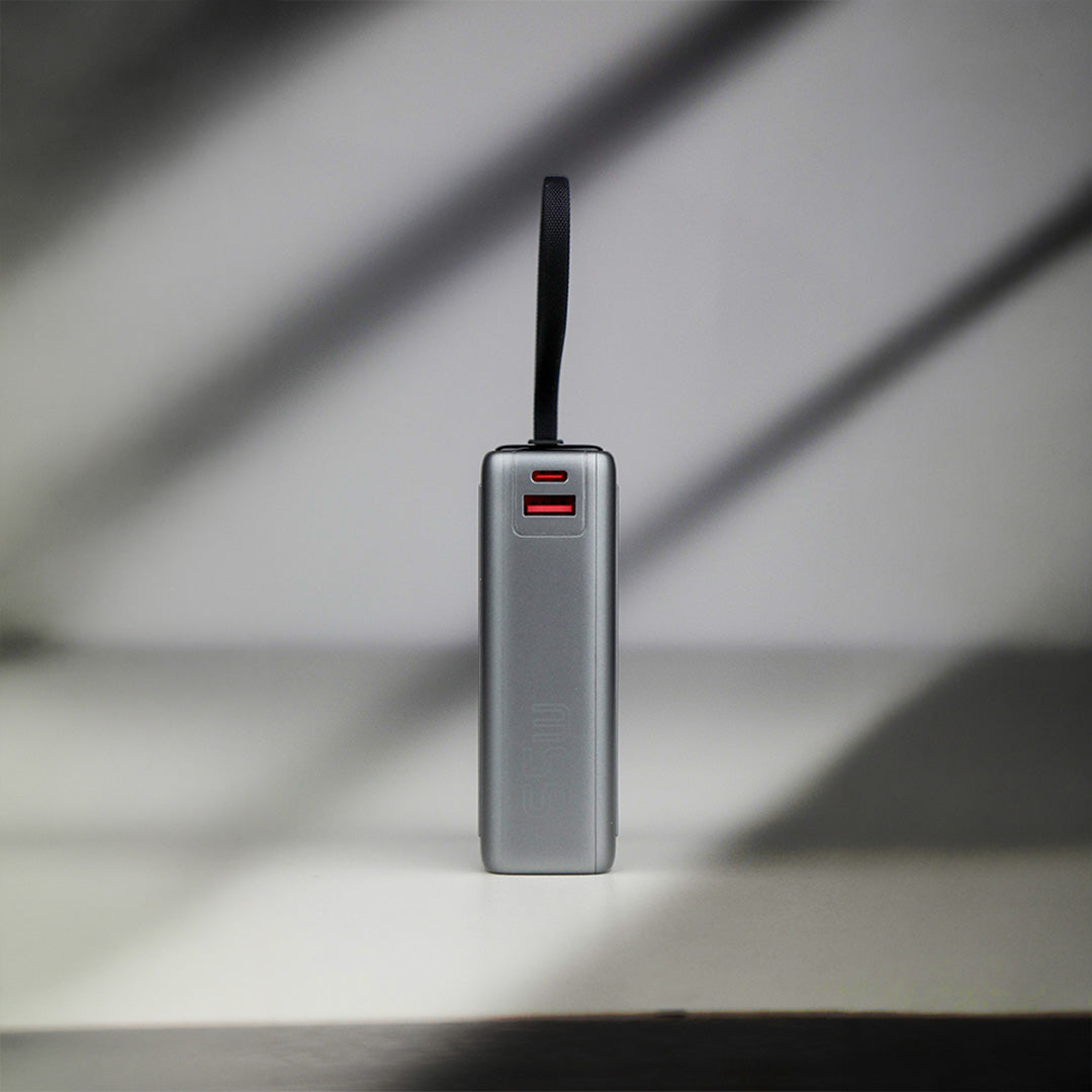 LZEL Neurode Sync 20000Mah Pd3.0 & Qc3.0| 65W |Built-In-Usb-C Cable Pd Power Bank