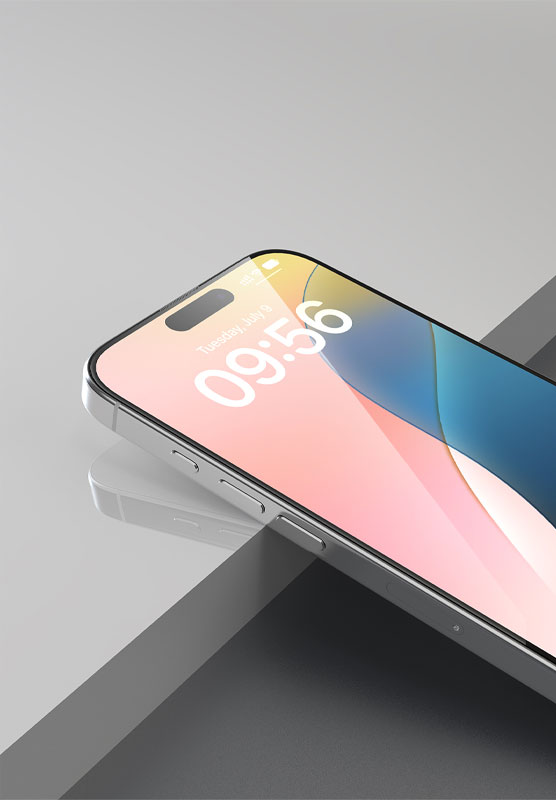 90 Percent Screen Protector Glass for iPhone 16 Pro Max