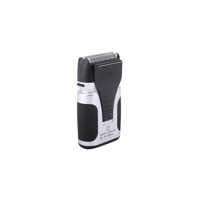 Geepas Rechargeable Shaver – Wet & Dry, Dual Floating Blades, Nose & Sideburn Trimmer, LED, Portable