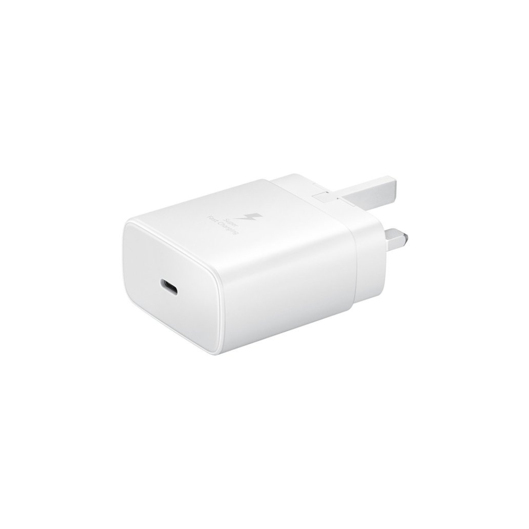Samsung 45W Super Fast Charging Travel Adapter with USB-C to USB-C Cable | White