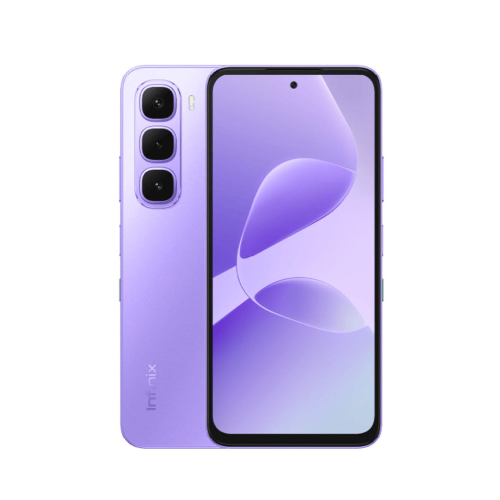 Infinix Hot 60i 4G – 128GB / 4+4GB RAM - Battery 5160mAh + Bundle Offer | Purple