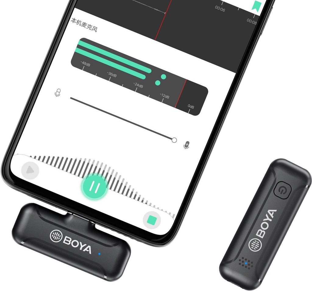 Boya 2.4GHZ Wireless Microphone System Compatible With Type-C Devices