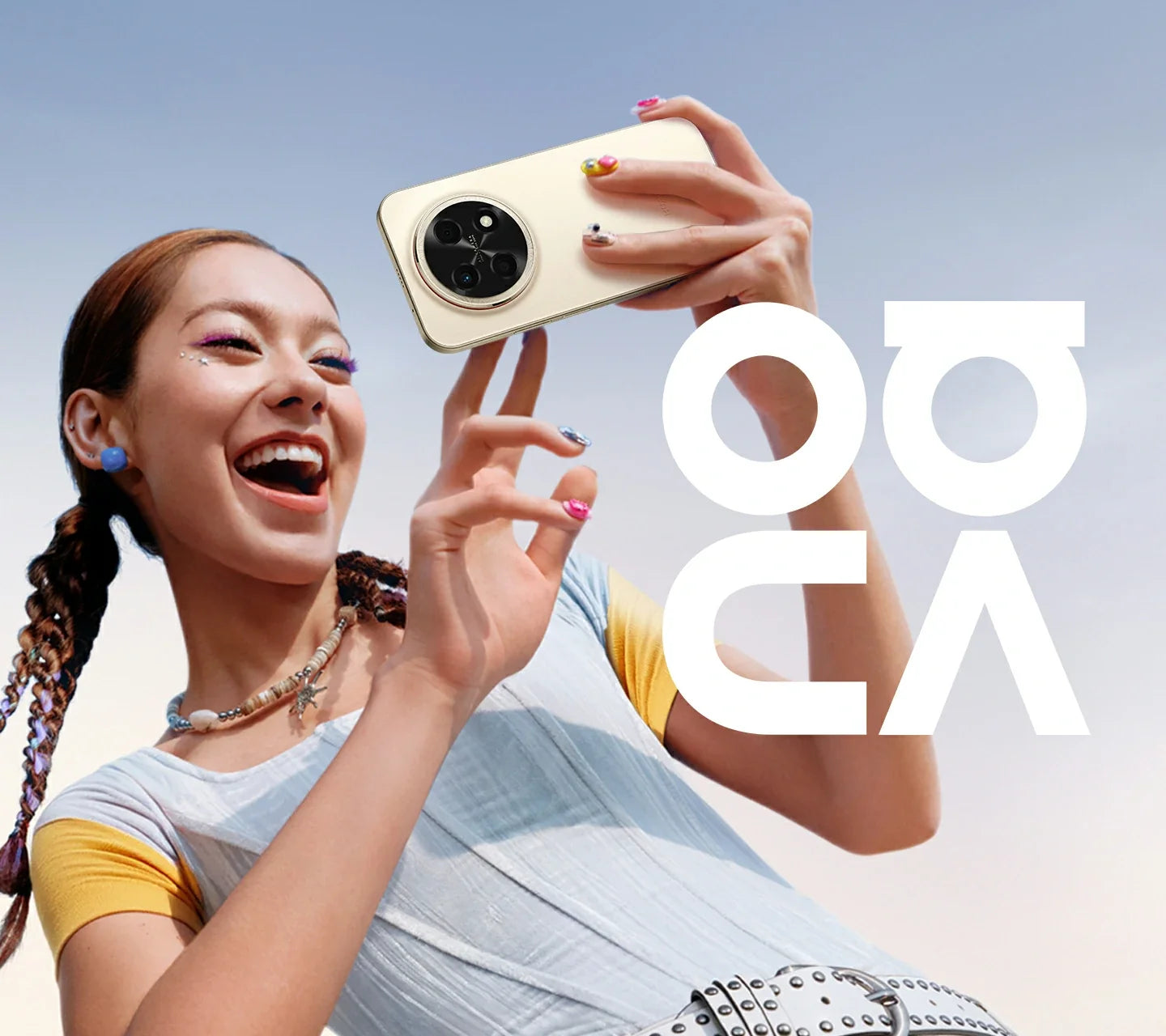 HUAWEI Nova 15 Max Smartphone 256GB, 8GB RAM, 6.84-Inch 120Hz OLED Display, Kirin Processor | Gold + HUAWEI FreeBuds SE 2 Wireless Earbuds