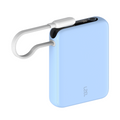 LZEL PrimeBrio 5K Mini PD Power Bank – 5000mAh, 20W, Built-in Type-C Cable | Light Blue