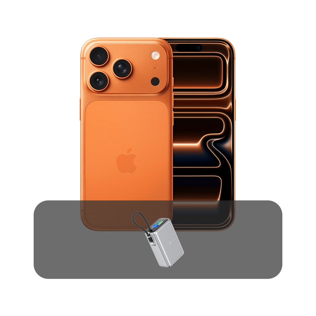 Apple iPhone 17 Pro - 512GB - 6.3 inch - Dual eSim + Bundle Offer (Middle East Version) | Cosmic Orange
