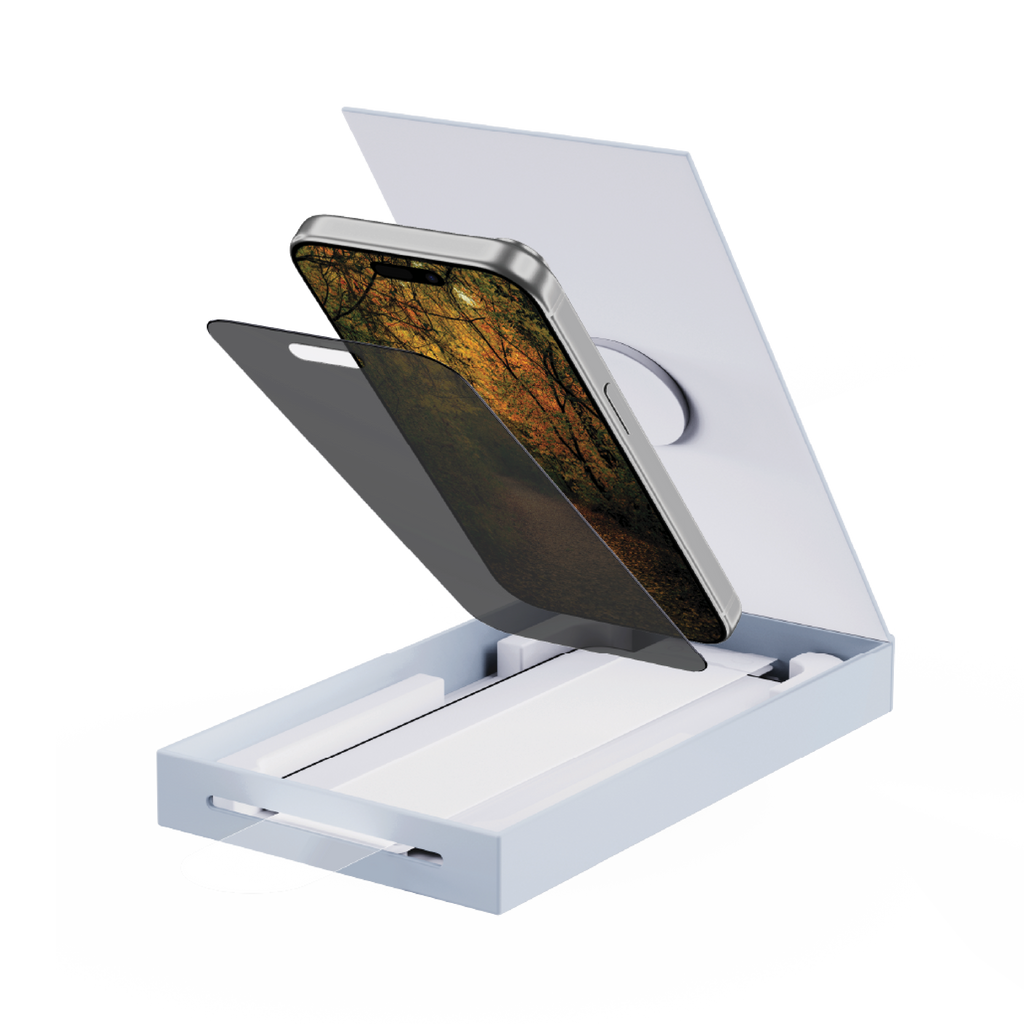 aslitec Glass Screen For IPhone 15 Privacy With Applicator