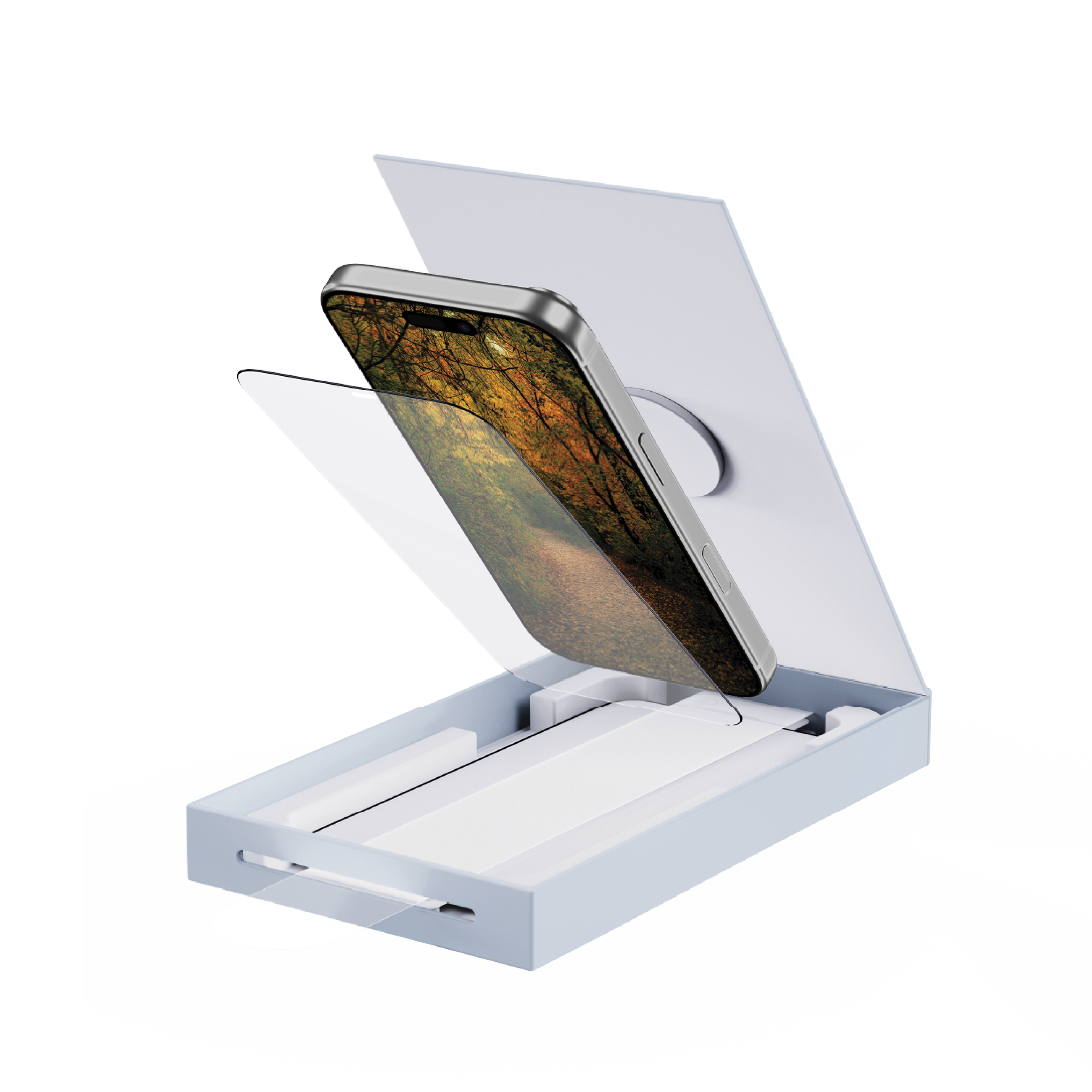 aslitec Glass Screen For IPhone 16 Pro / 17 Pro Clear With Applicator