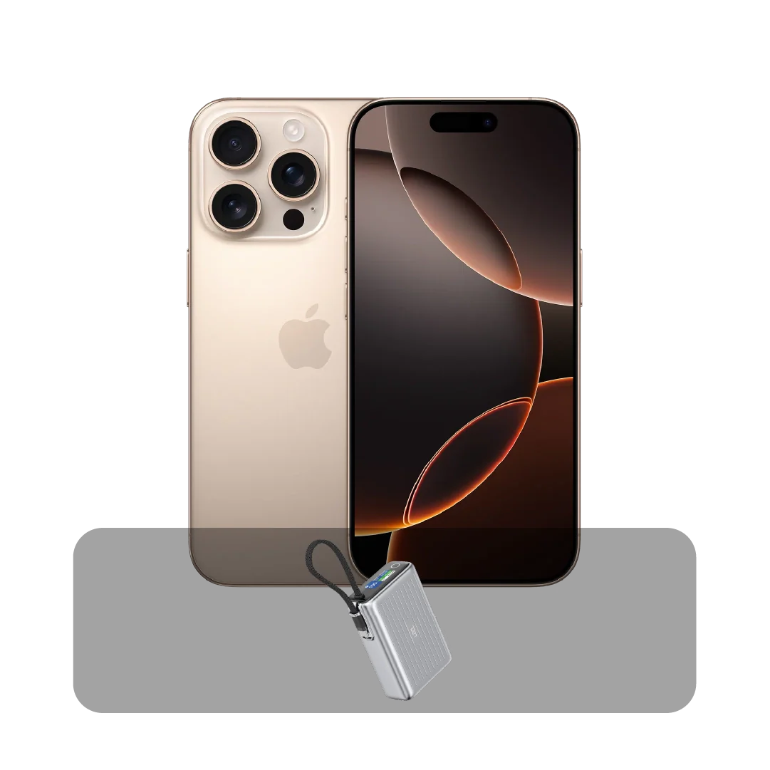 Apple iPhone 16 Pro Max 256GB 6.9 inch + Bundle Offer | Desert Titanium (Middle East Version)