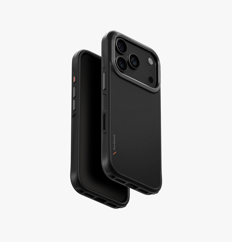 Uniq Hybrid Keva MagSafe Case for iPhone 17 Pro | Carbon Black