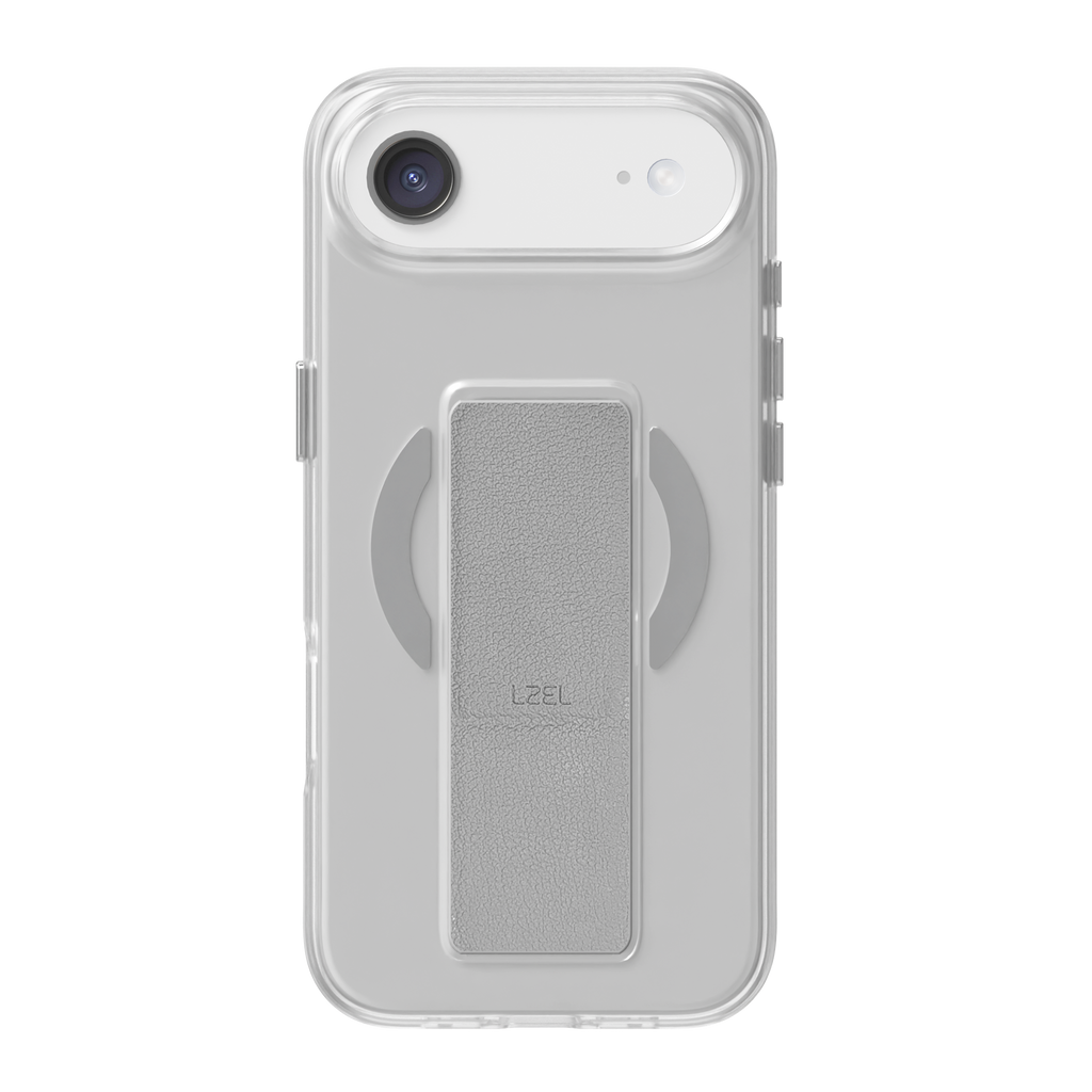 LZEL MagClear LeatherGrip Case for iPhone Air | Titanum
