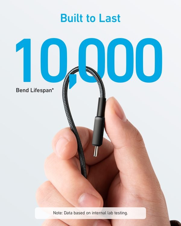 Anker 322 USB-C to USB-C to Cable (3ft Braided) | Black
