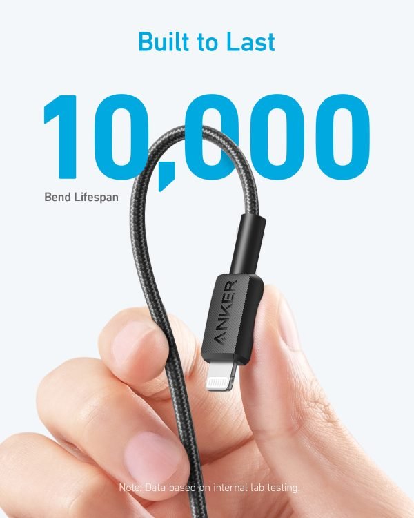 Anker 322 USB-C to Lightning Cable (6ft Braided)