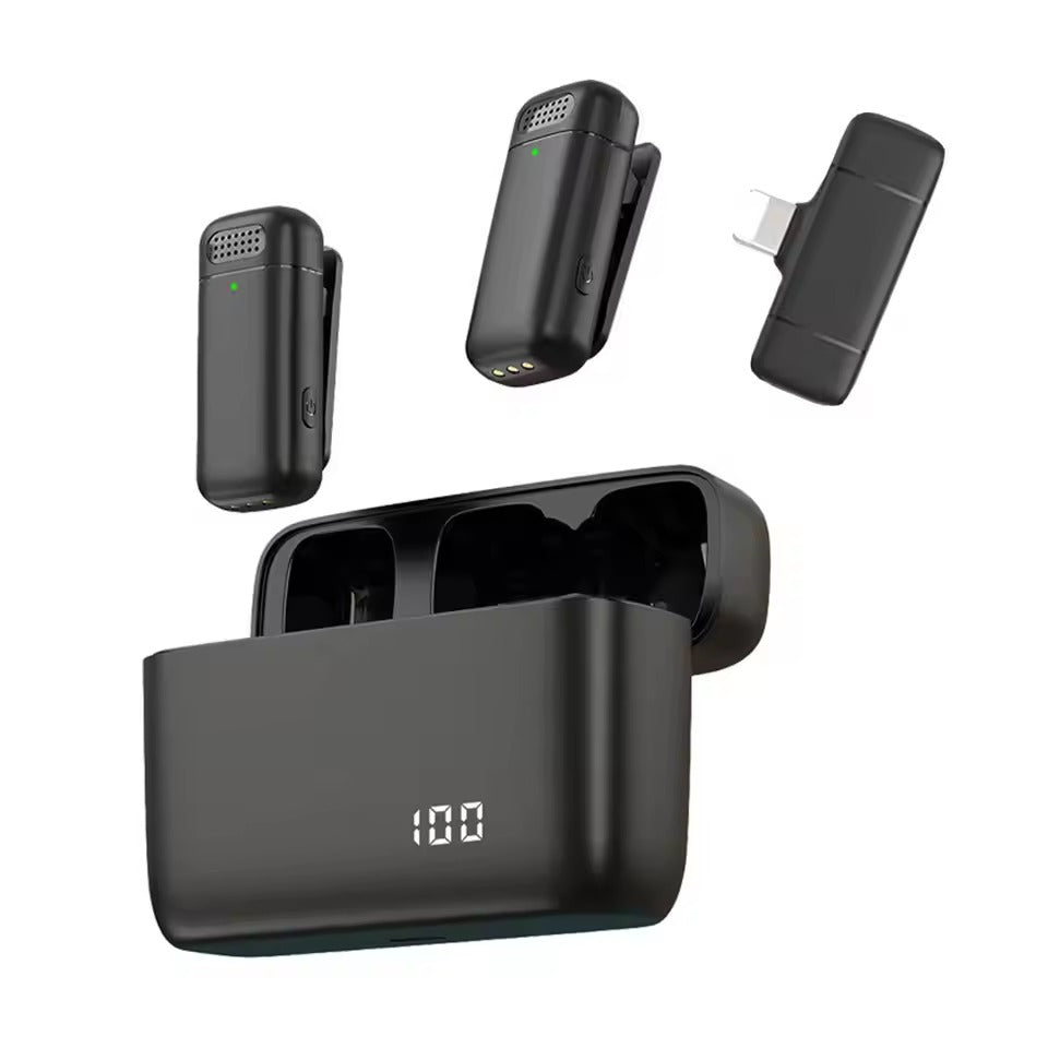 Wireless Microphone Dual Mic For Lightning