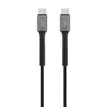 LZEL Celeris Power N Fabric Braided 60w USB-C To USB-C Cable 1.2m | Black