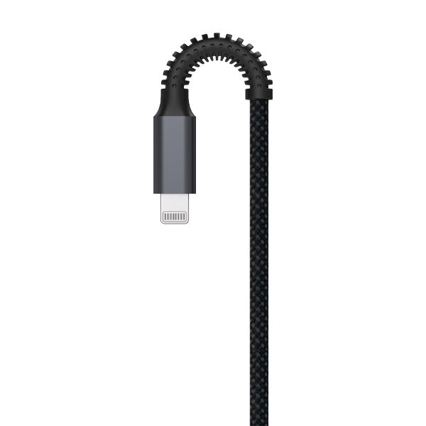 LZEL Celeris Power Volt Ll Fabric Braided 60W USB-C to Lightning 1.2m Cable | Black
