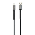 LZEL Celeris Power Volt Fabric Braided USB-A to Lightning Cable 1.2m | Black
