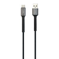 LZEL Celeris Power Ac Fabric Braided USB-A to USB-C Cable 1.2m | Black