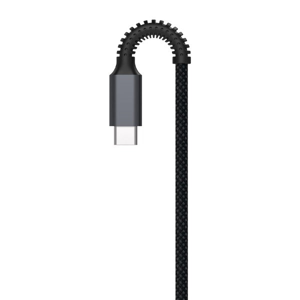 LZEL Celeris Power Ac Fabric Braided USB-A to USB-C Cable 1.2m | Black
