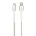LZEL Celeris Power Ac Fabric Braided USB-A to USB-C Cable 1.2m | White