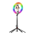 LZEL Vlog Lumexpod 10" Rgb Selfie Ring Light Kit With 2.3m Tripod Stand And Wireless Remote