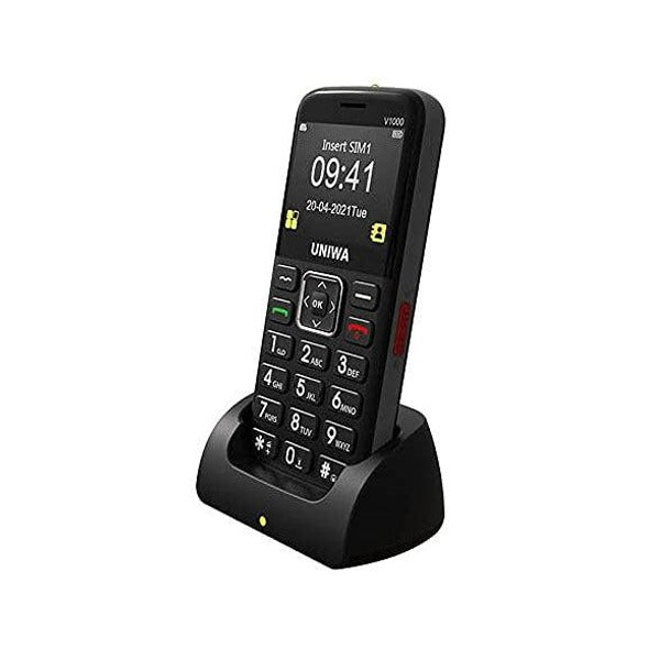 UNIWA V1000 4G Big Buttons Keypad Phone | Black
