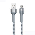 Remax Aluminum Alloy Braided USB-A To Micro Cable | Silver