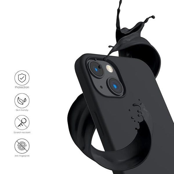 Asli Global iPhone 15 Plus Silicone Magsafe Cover | Black