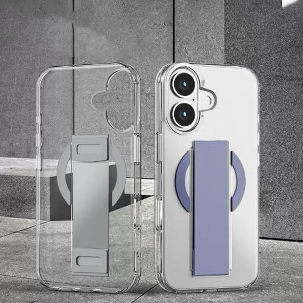 Asli Global Phone 16 Plus Leather Grip Case Clear | Blue