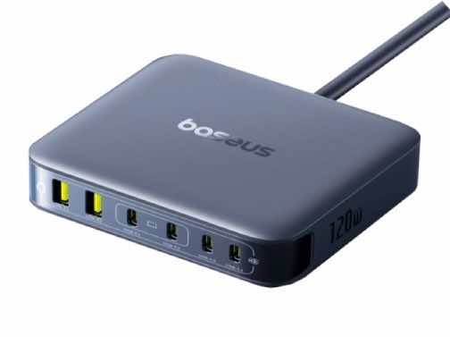 Baseus EnerFill FH21 Desktop Charging Station 4C 120W | Cosmic Black