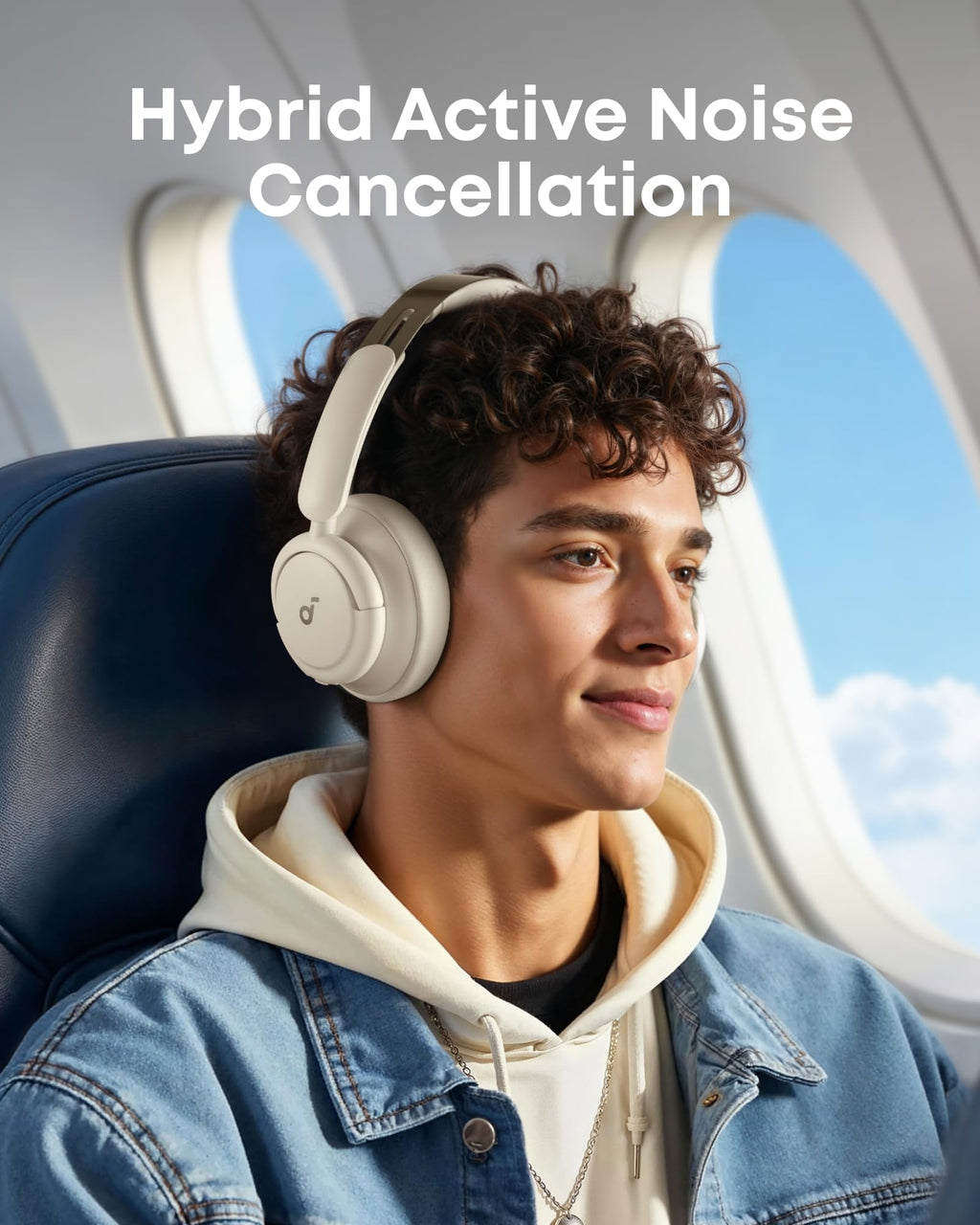 Anker Soundcore Q30 Wireless Noise Cancelling Headphones – Multi-Mode | White