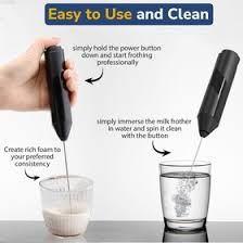 Olsenmark Rechargeable Milk Frother OMMF7038 | 3 Mixing Modes