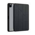 LZEL iPad Pro 13" Leather Smart Imperium Folio Series Case | Black