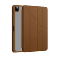 LZEL iPad Pro 13" Leather Smart Imperium Folio Series Case | Brown