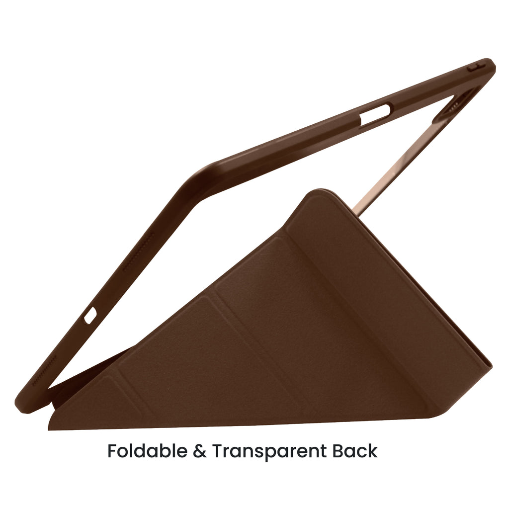 LZEL iPad Pro 13" Leather Smart Imperium Folio Series Case | Brown