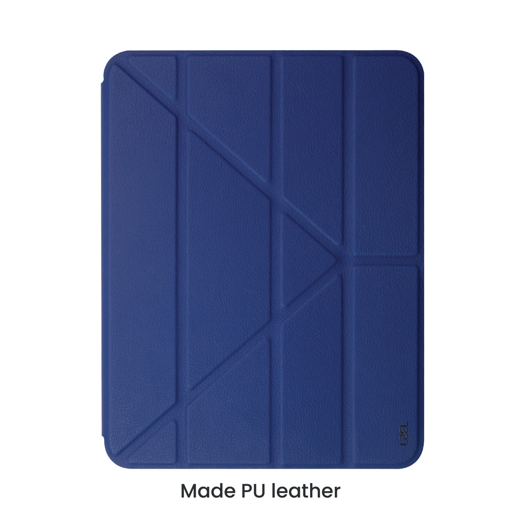 LZEL iPad Pro 13" Leather Smart Imperium Folio Series Case | Blue
