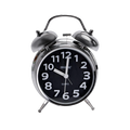 Geepas Twin Bell Alarm Clock – Chrome Silver