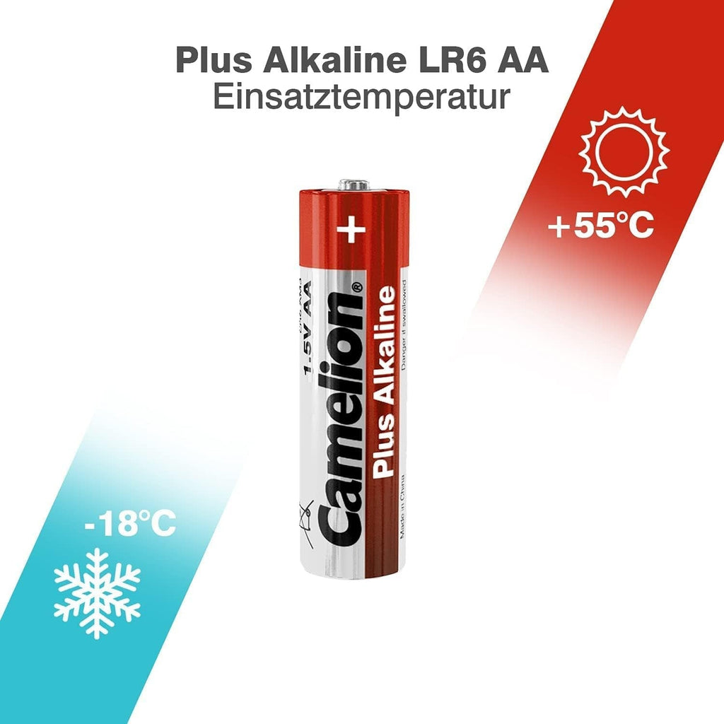 Camelion AA 1.5V Battery 2-Pack Multi Color