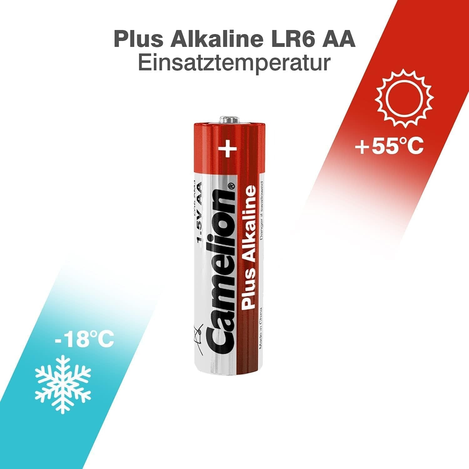 Camelion AA 1.5V Battery 2-Pack Multi Color