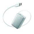 Anker Nano Power Bank 10,000mAh – 45W Fast Charging with Built-In Retractable USB-C Cable | Green