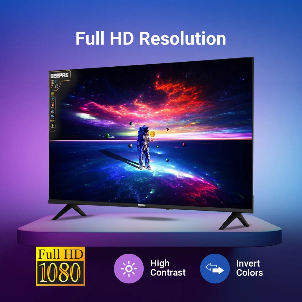Geepas 43" Smart LED TV – Android
