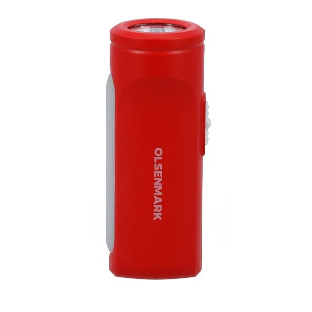 Olsenmark Rechargeable LED Torch & Light 1200mAh Battery| 1W Torch  5W LED Light