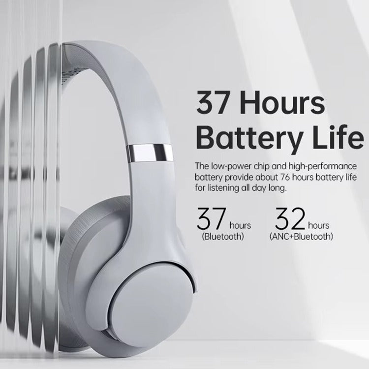 Wireless Active Noise Cancelling HeadPhones | Silver