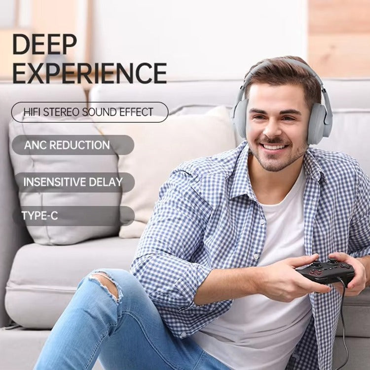 Wireless Active Noise Cancelling HeadPhones | Silver