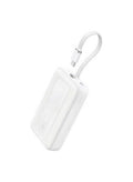 Anker Zolo Power Bank (20,000mAh) with Built-in USB-C Cable | White