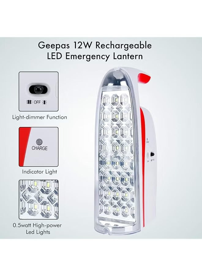 Rechargeable Emergency LED Lantern Assorted Colors