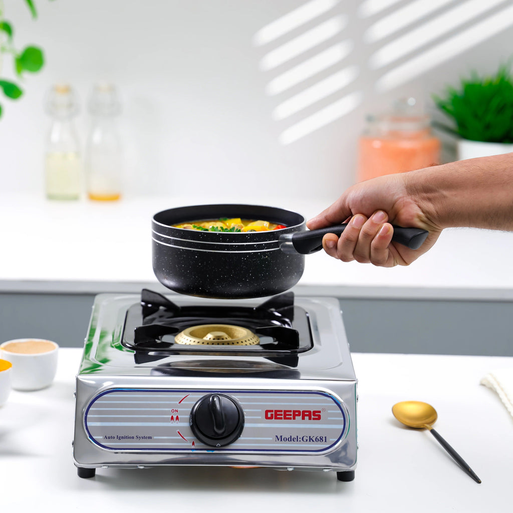 Geepas Gas Oven 100mm | Silver