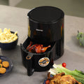 Geepas Digital Air Fryer 4L Oil-Free Timer 80-200°C 8 Programs Black