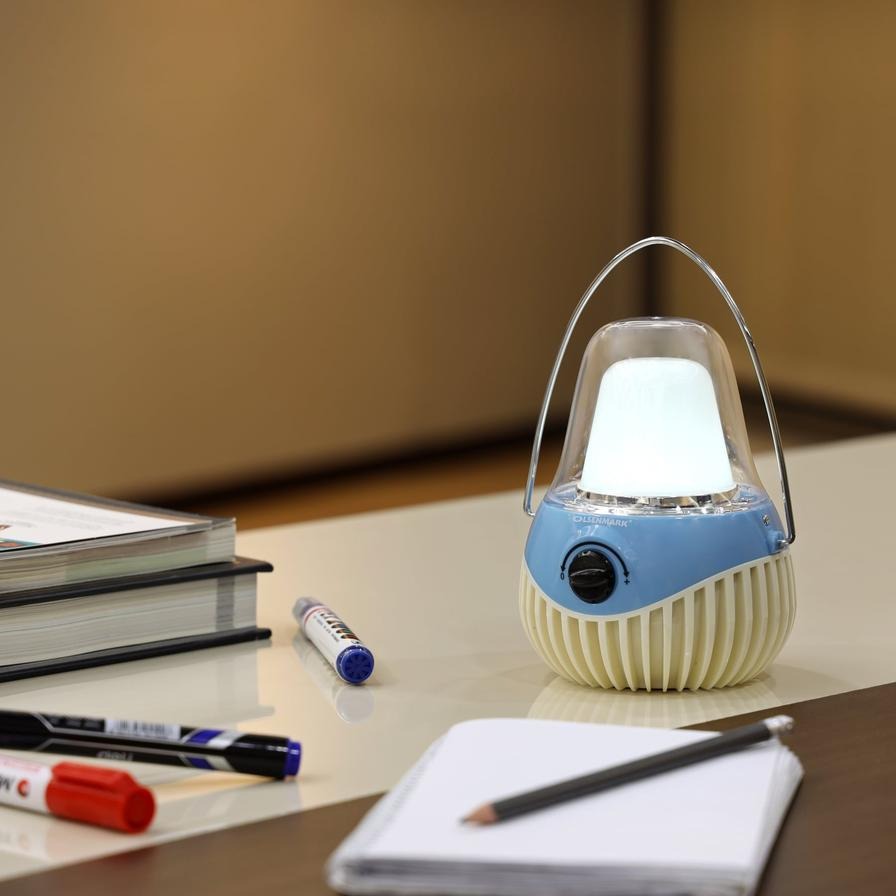 Olsenmark Rechargeable LED Emergency Lantern | 8 Pcs LED, 4V 900mAh Sealed Lead-Acid Battery, Light